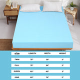 3 Inch Gel-Infused Cooling Mattress Topper