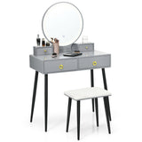 Vanity Table Set with Mirror