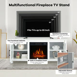58 Inch Fireplace TV Stand with Remote Control for Tvs up to 65 Inch