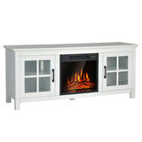 58 Inch Fireplace TV Stand with Remote Control for Tvs up to 65 Inch