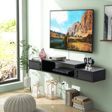55 Inch Floating TV Stand with Power Outlet