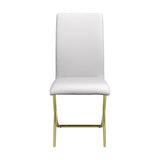 Chanel Upholstered Side Chairs White (Set of 4)