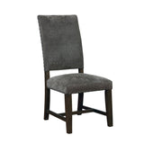 Upholstered Side Chairs Warm Grey (Set of 2)