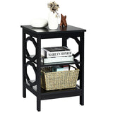3-Tier Nightstand Sofa Side End Accent Table