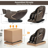 Full Body Zero Gravity Massage Chair with SL Track Heat Installation-Free