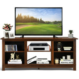 58 Inch 2-Tier TV Stand Entertainment Media Console Center