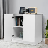 Storage Sideboard Cabinet with Doors and Shelves