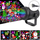 16 Pattern Christmas Projector Decoration Indoor Lighting LED Laser Projector Snowflake Lamp Party New Year Outdoor Home Garden