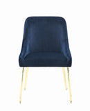 Side Chairs Dark Ink Blue (Set of 2)
