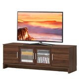 Media Entertainment TV Stand for Tvs up to 70 Inches with Adjustable Shelf