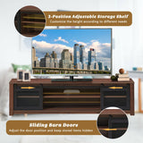 TV Stand Entertainment Center for Tv'S up to 65 Inch with Adjustable Shelves