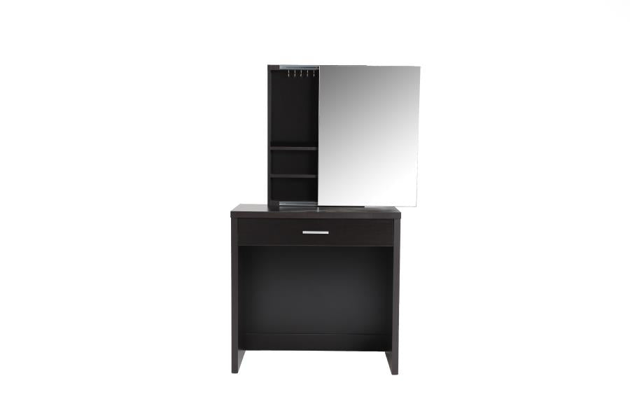 2-piece Vanity Set with Lift-Top Stool Cappuccino