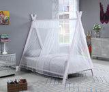 Pink Twin Tent Youth Single Bed