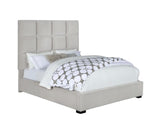 White Chocolate Upholstered Bed