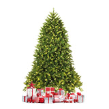 5/6 Feet Artificial Fir Christmas Tree with LED Lights and 600/1250 Branch Tips