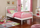 White Twin Youth Single Bed