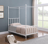 Canopy Twin Metal Bed