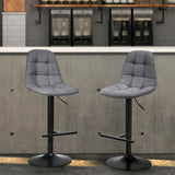 Height Adjustable Modern 360 Degrees Swivel Barstools with Footrest