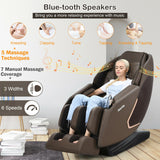 Full Body Zero Gravity Massage Chair with SL Track Heat Installation-Free