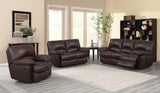 Casual Chocolate Clifford Motion Loveseat