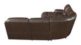 Casual Mackenzie Chestnut 6 Pc Motion Sectional