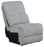 Not Assigned Gray Armless Chair