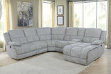 Not Assigned Motion Gray Armless Recliner