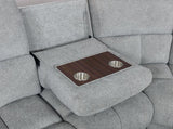 Not Assigned Gray 3 Pc Motion Sectional