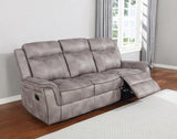 Not Assigned Taupe Lawrence Motion Sofa
