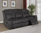Not Assigned Charcoal Lawrence Motion Sofa