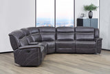Transitional Charcoal 6 Pc Motion Sectional