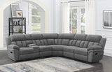 Not Assigned Charcoal 6 Pc Motion Sectional
