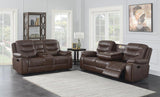 Not Assigned Brown Motion Loveseat