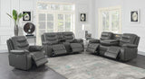 Charchoal Leatherette Power Living Room Sets 3 Pc Set (Similar)