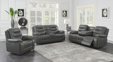 Charchoal Leatherette Power Living Room Sets 3 Pc Set (Similar)