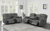 Not Assigned Charcoal Motion Loveseat