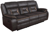 Not Assigned Brown Greer Motion Sofa