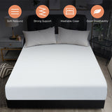 8 Inches Foam Medium Firm Mattress with Removable Cover