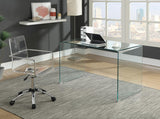 Highsmith Glass Writing Desk Clear