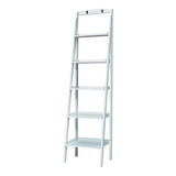 Trevor 5-tier Ladder Bookcase White
