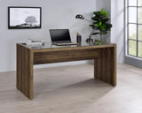 Luetta 59-inch Rectangular Writing Desk Aged Walnut