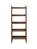 Trudie 5-shelf Ladder Bookcase White