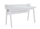 Paiter Writing Desk with Power Outlet White