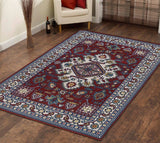 Persian Style Traditional Oriental Medallion Area Rug KLM 250 - Context USA - AREA RUG by MSRUGS