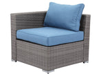 Staffora Evoke 6 Piece All Weather Wicker Sofa Seating Group with Cushions and Coffee Table