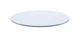 36" Round Occasional Glass Top Clear