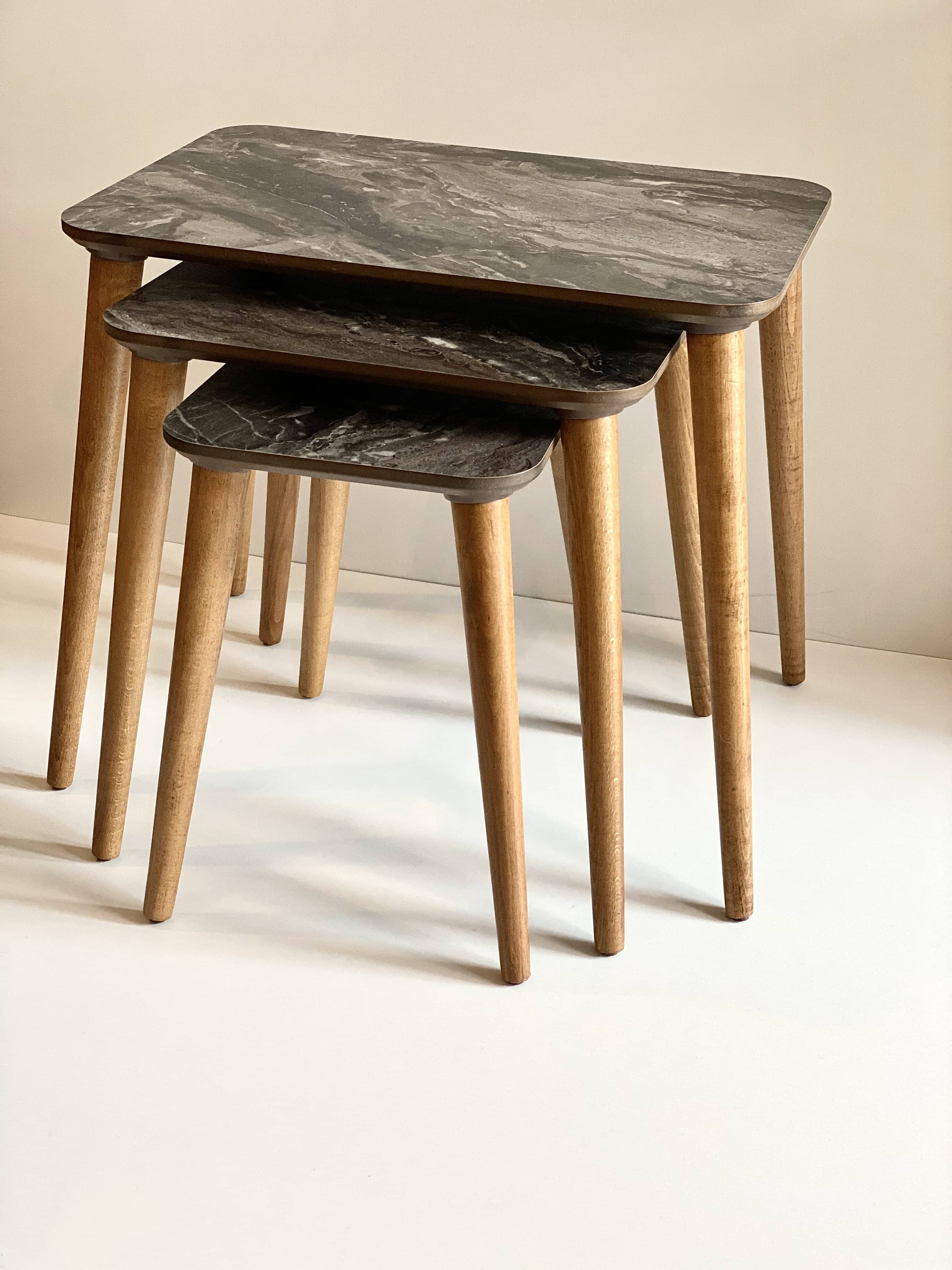 Cosmos Modern Nesting Table Set of 3