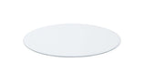 Round Glass Table Top Clear