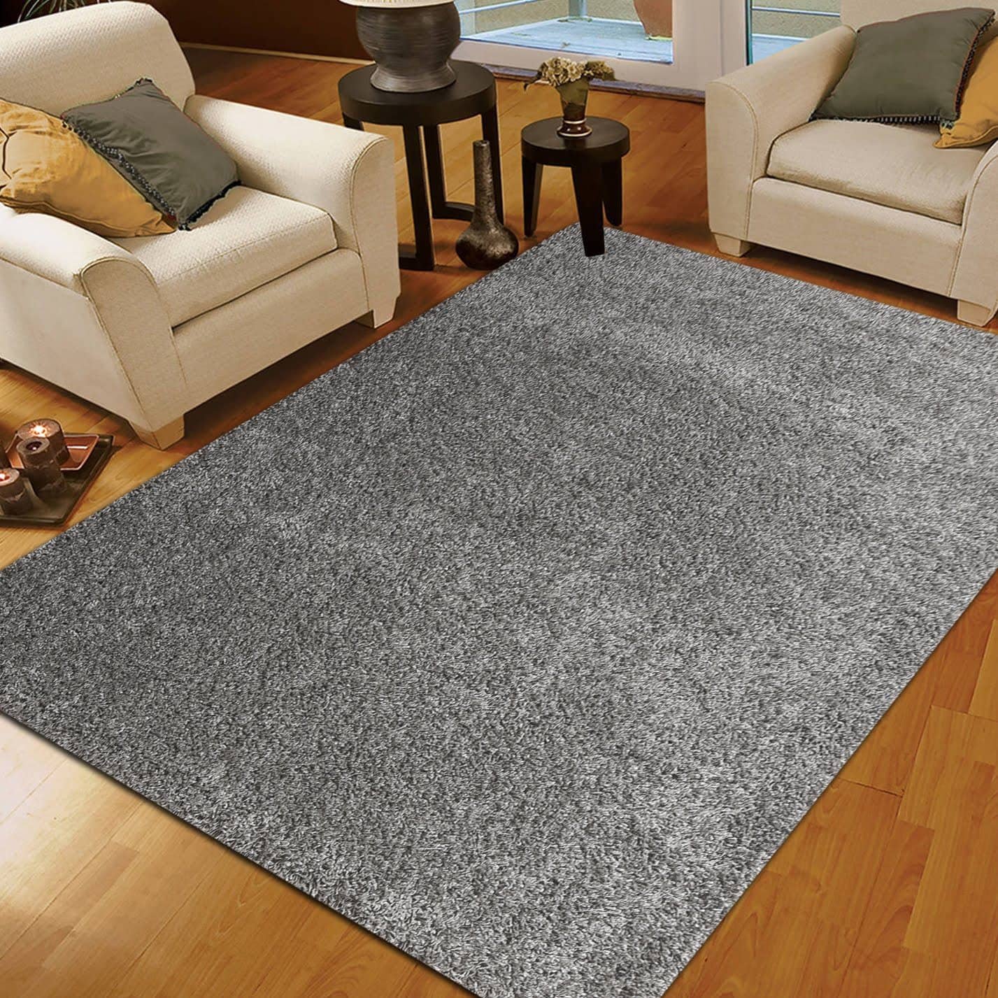 Moon Solid Shag Modern Plush 400 - Context USA - Area Rug by MSRUGS