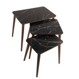 Black Nested Table set